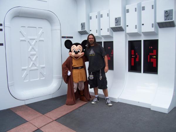 Me and Jedi Mickey