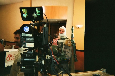 On the set of LFL Ltd and Spike tv's promo filmed in Burbank, CA. we filmed all day.