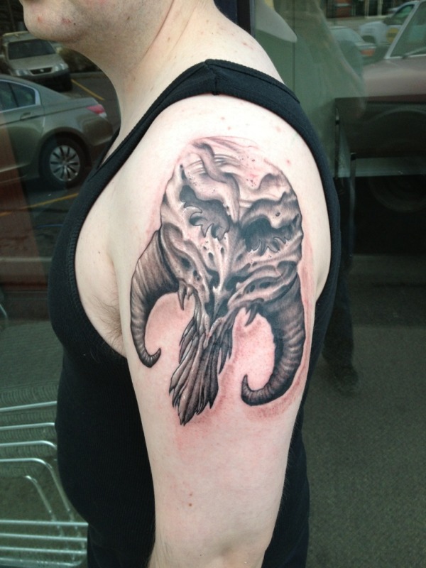 Brand new Boba tattoo! and done by Vader!