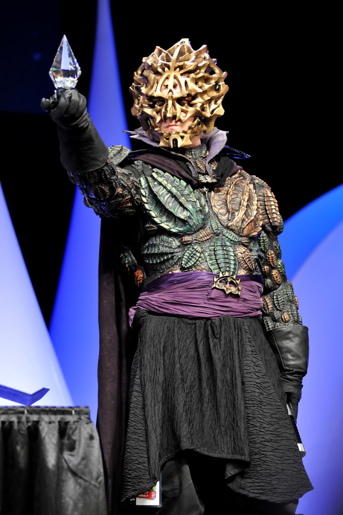 Darth Bane at the Star Wars Celebration V Costume Masquerade. 