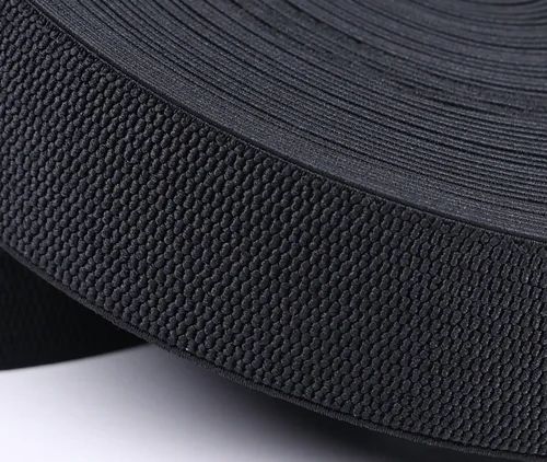 Polyester Black Honeycomb Elastic Tape, Size: 2 inch at Rs 8/meter in Surat