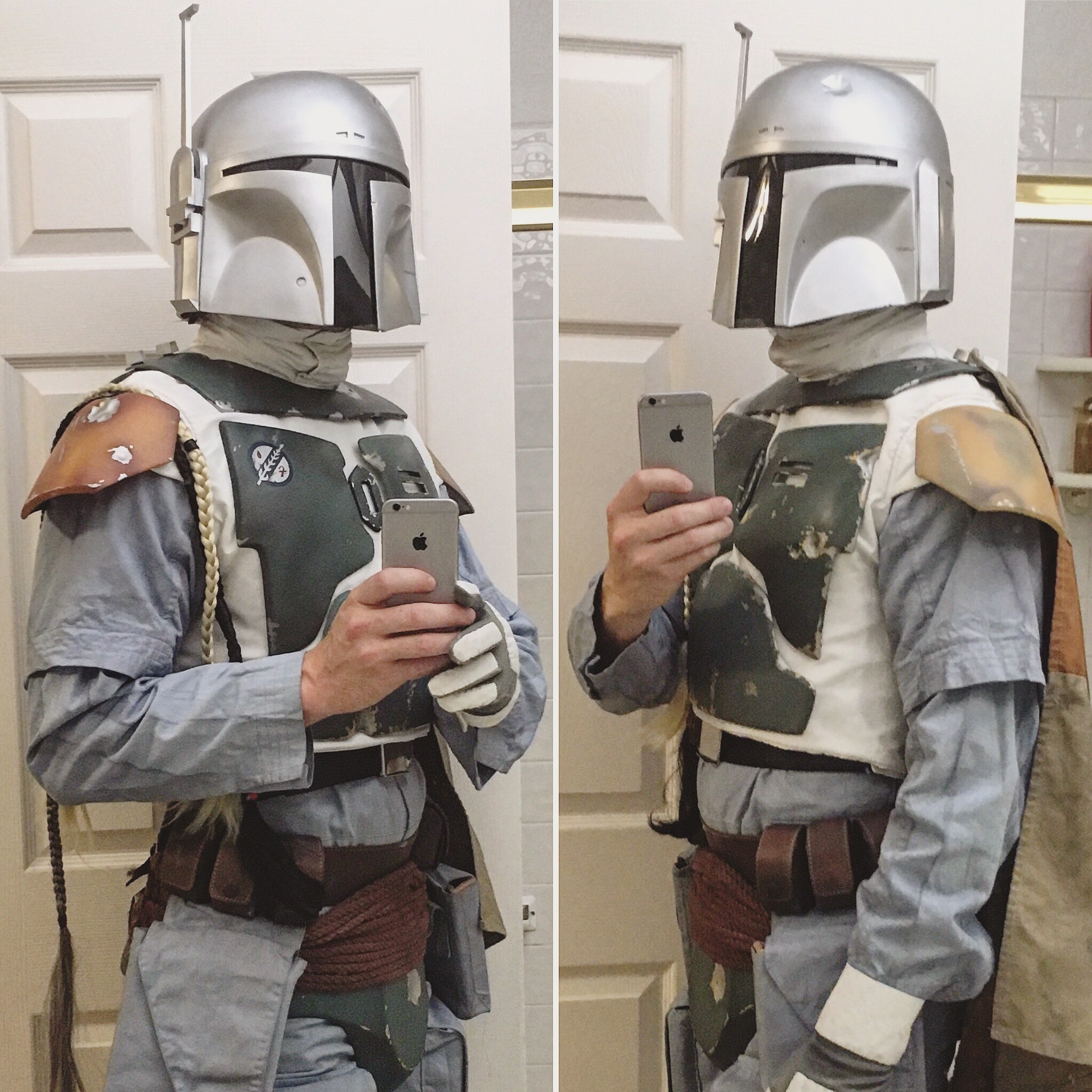 Armor Attachment Method: Jewelry Pins with Clutch Backs.  Boba Fett  Costume and Prop Maker Community - The Dented Helmet