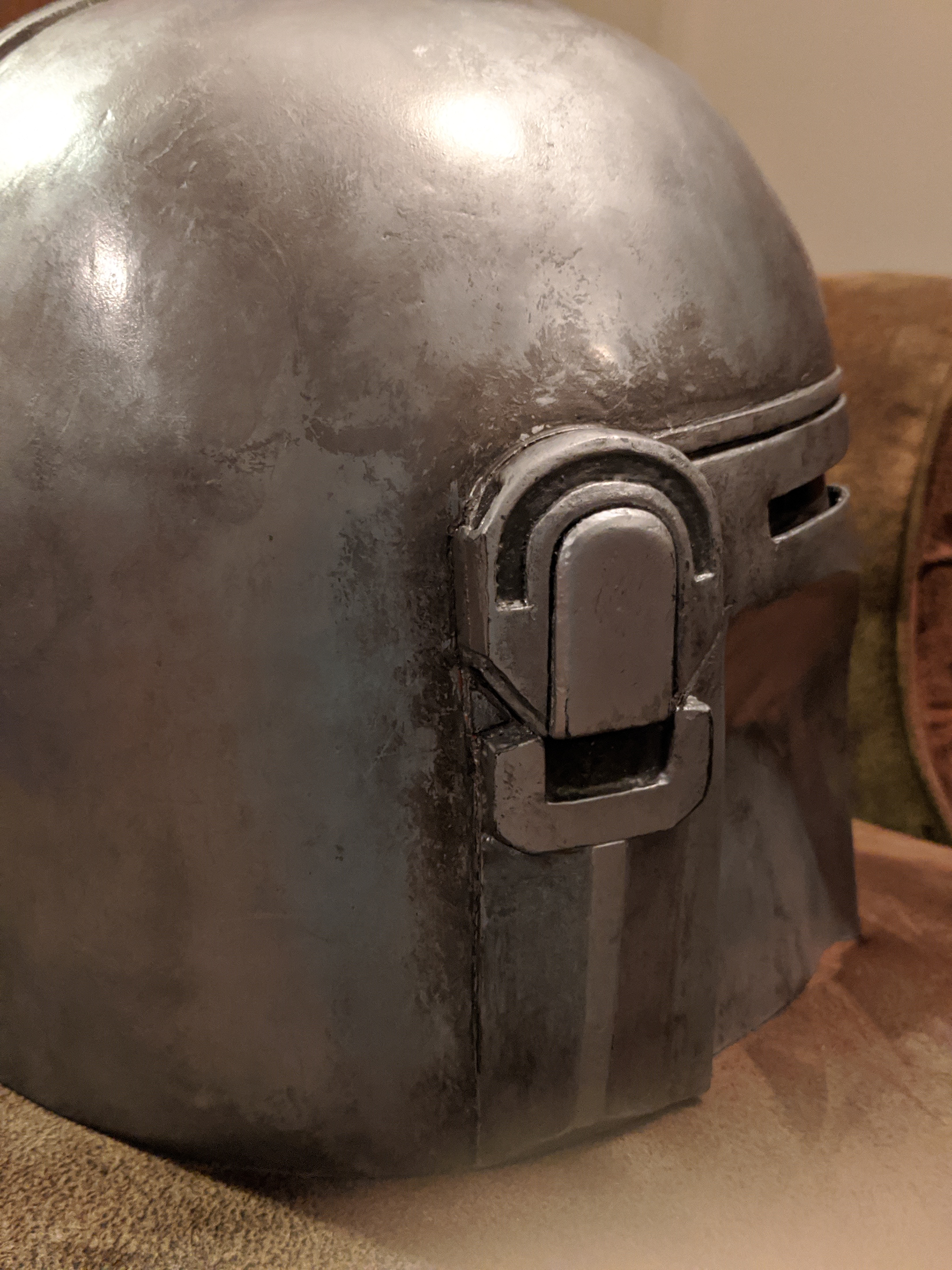 Weathering my scratch Mando Helmet Boba Fett Costume and Prop Maker