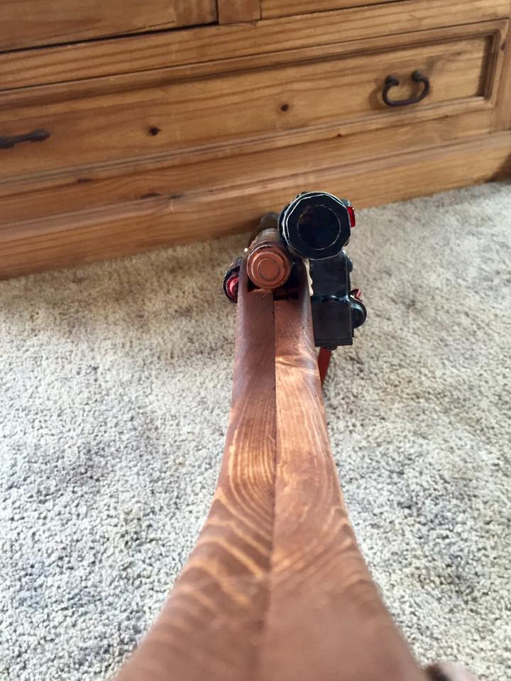 the mandalorian rifle prop