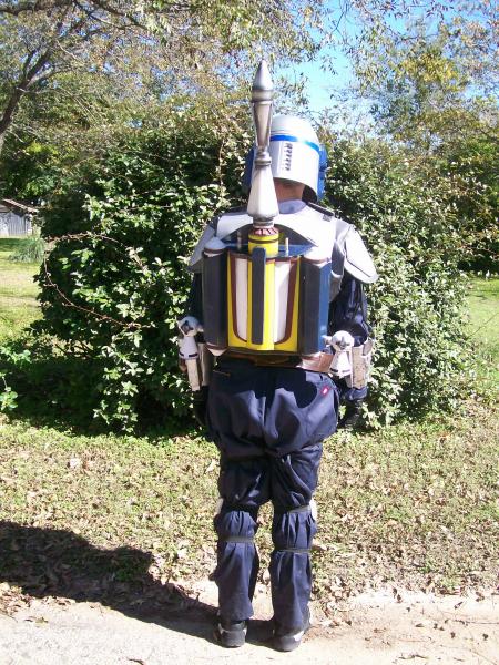 Back shot of my Jango Fett costume