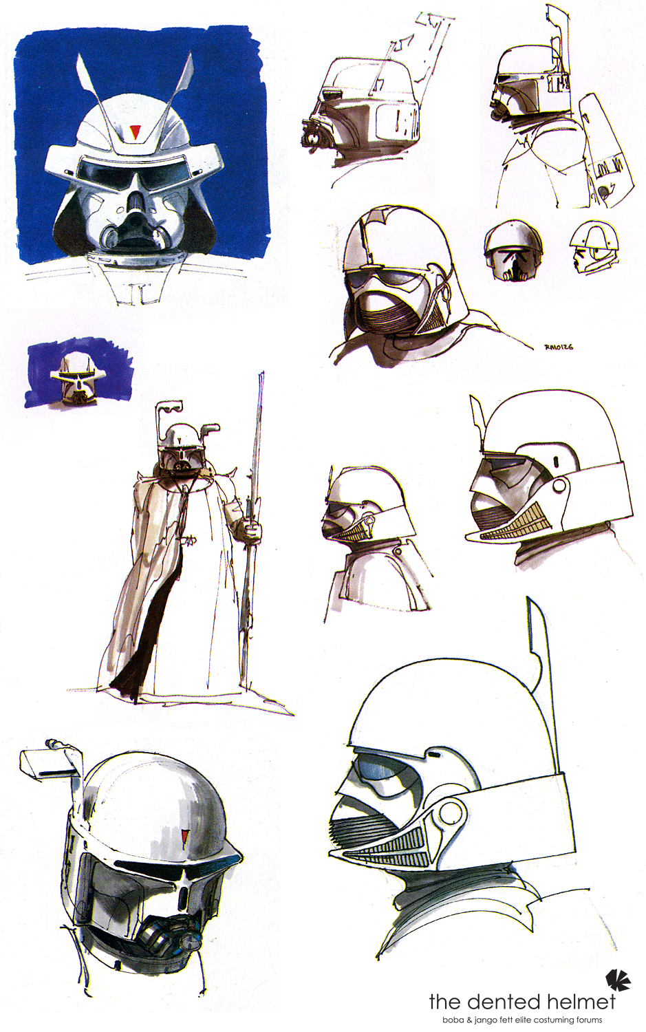 Boba Fett Concept Art by Ralph McQuarrie