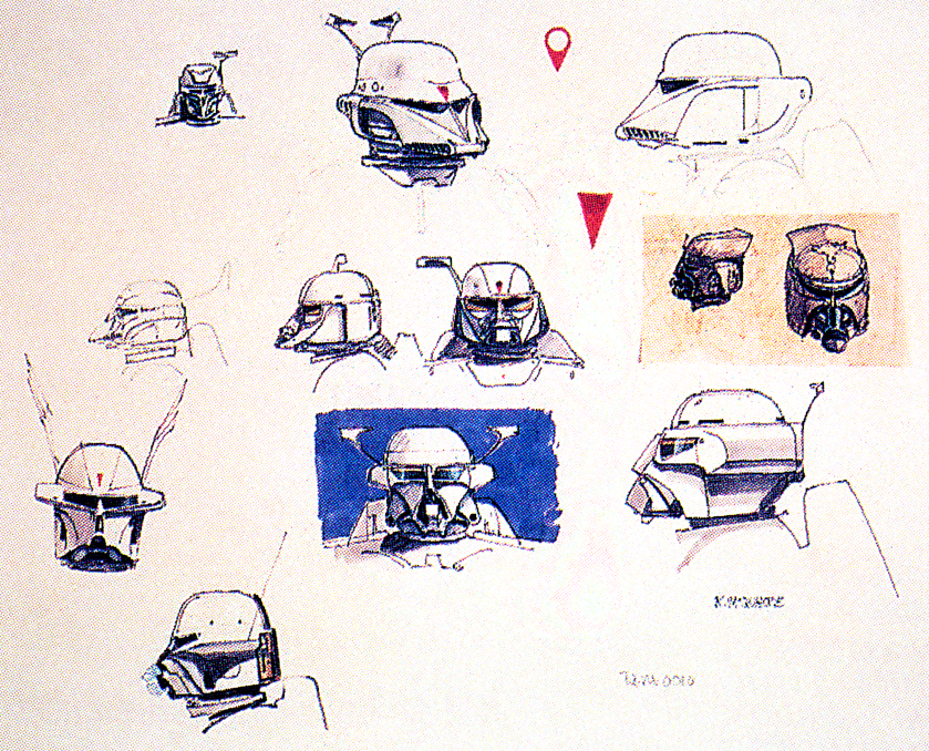 Boba Fett Concept Art by Ralph McQuarrie