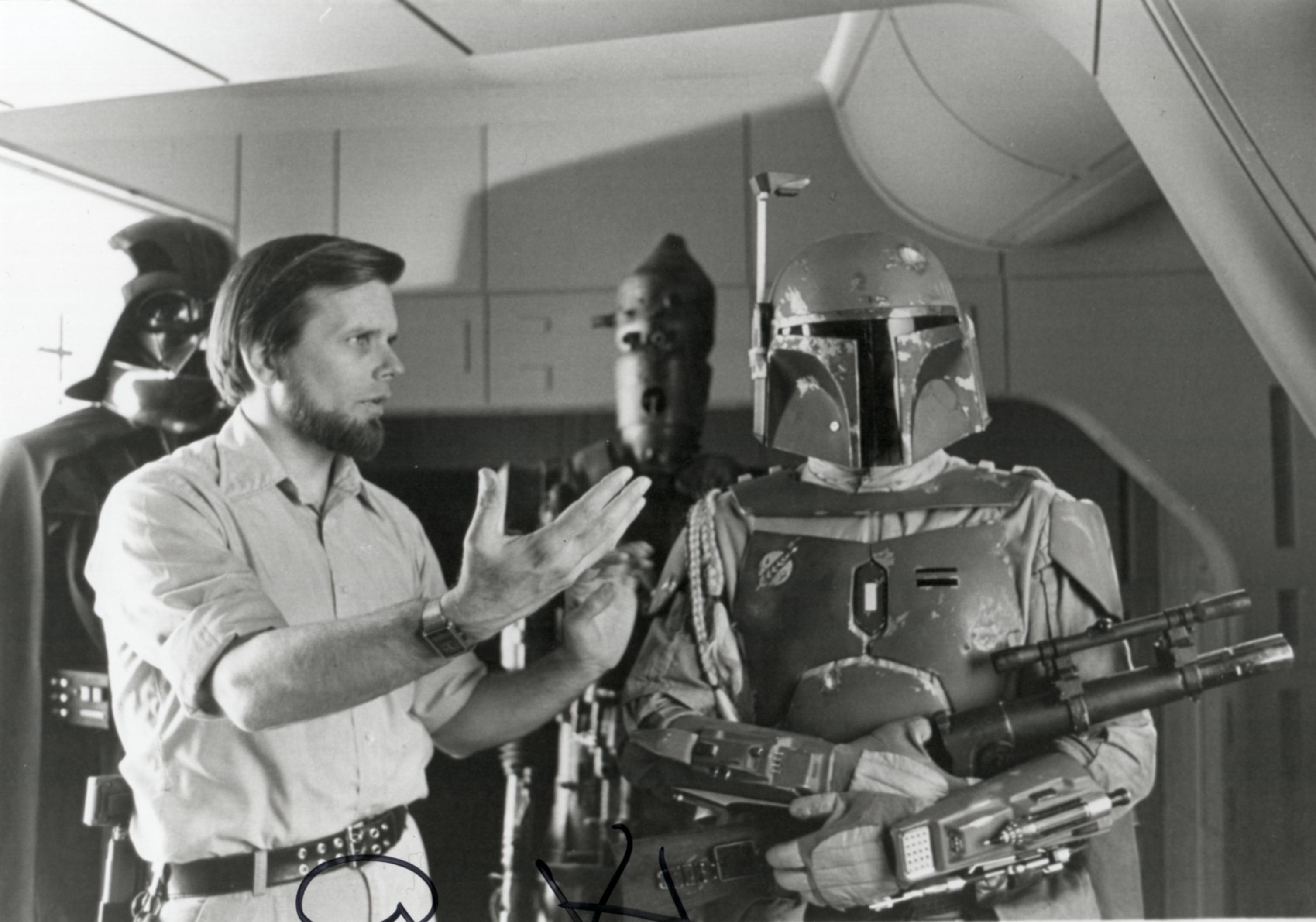 Boba Fett Empire Strikes Back Costume - Executor Bridge BTS