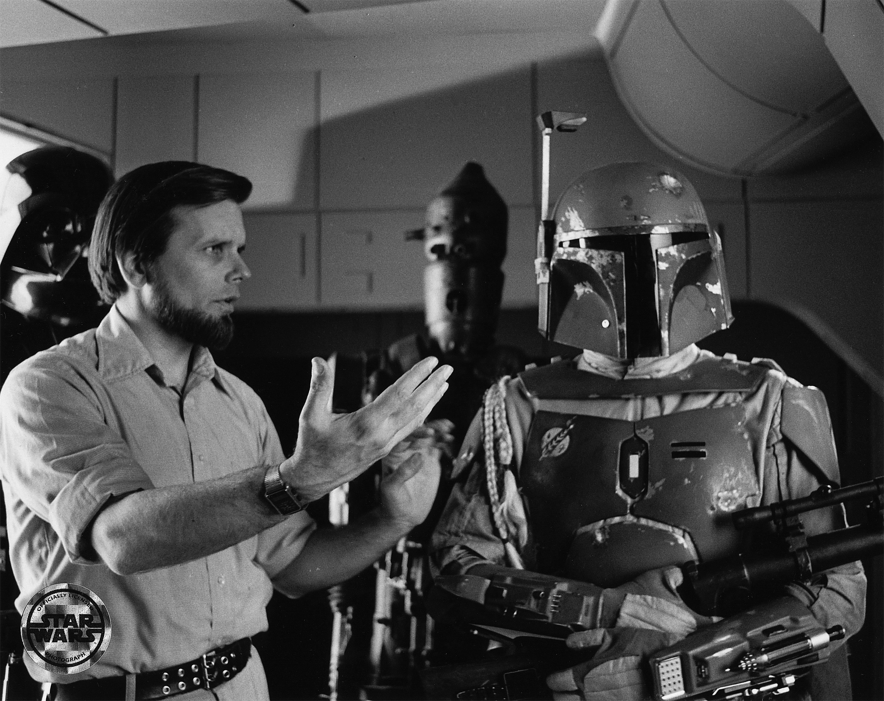 Boba Fett Empire Strikes Back Costume - Executor Bridge BTS