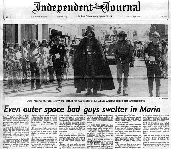 Boba Fett First Prototype Costume - San Anselmo Parade