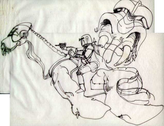 Boba Fett Holiday Special Concept Art by Tom Troy