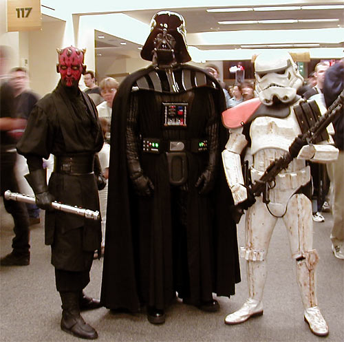 Darth Maul, Darth Vader and TK