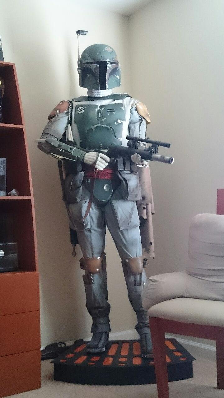 Full size picture with the upgrades and the MR Boba Fett Helmet