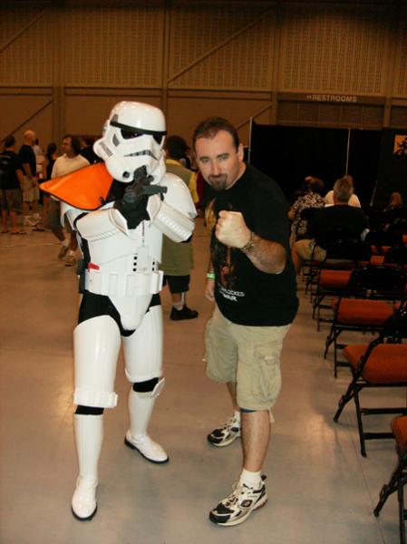 Gregory and a Sandtrooper