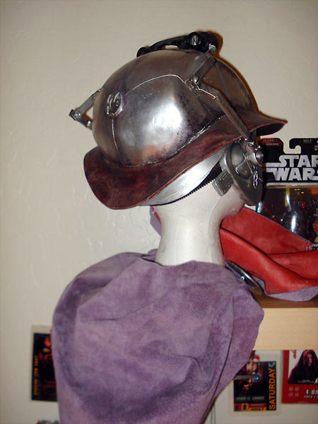 Helmet and Faux Cape