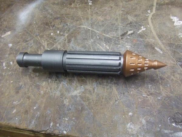 Jango gauntlet missile 6061 aluminum body, resin nose