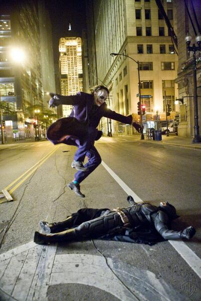 Joker pwning Batman.