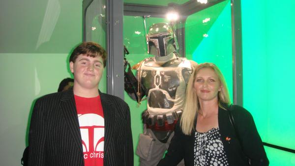 ME and my mom with the Fett