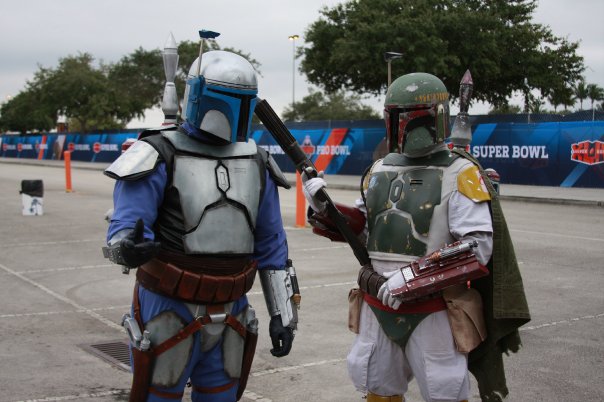 Me and Ricky 'Redboy' at the NFL Pro Bowl troop for Cartoon Network
