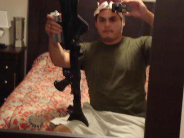 Me with my AWESOME "made by greedo" DC-15 rifle.