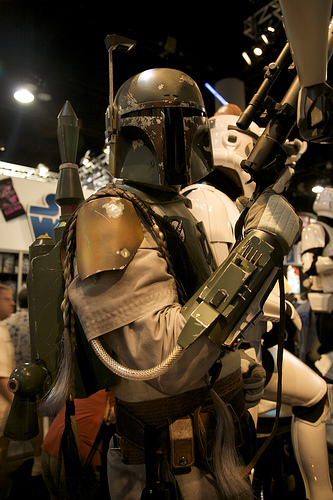 Me working the Star Wars booth at San Diego Comic Con in 2008