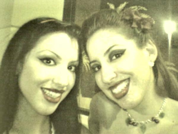 My sister Amanda and me