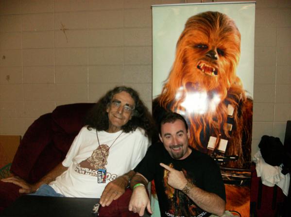 Peter Mayhew and Gregory (G-Fett)