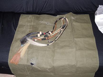 ROTJ cape and real horse hair wookie braids from woodman