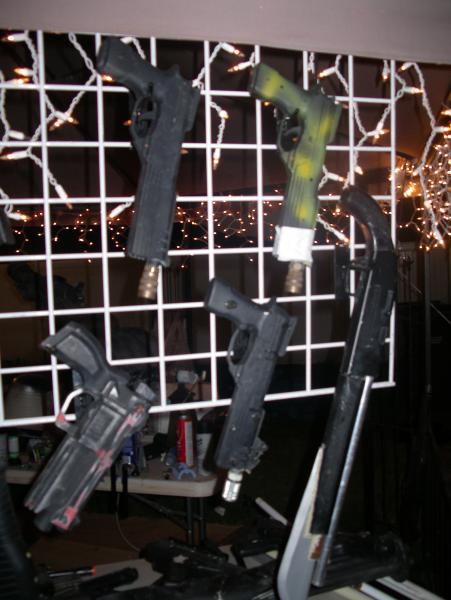 some of the MANY weapons created for Seven Jedi