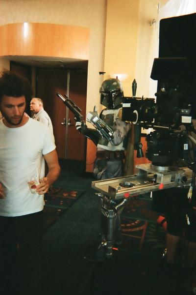Thumbs up for the camera.