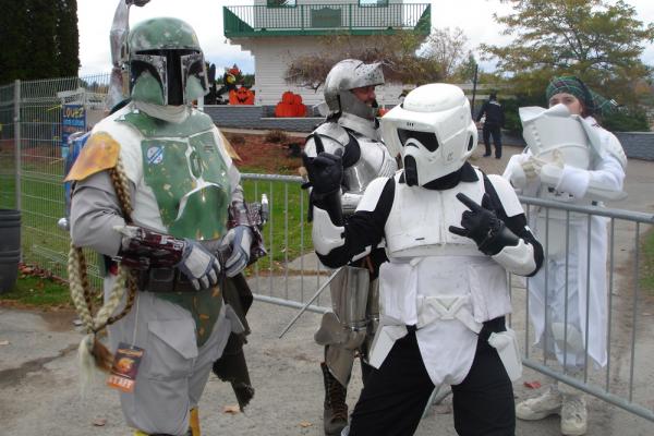 Trooping at the Festival d'Halloween de Blainville 2007