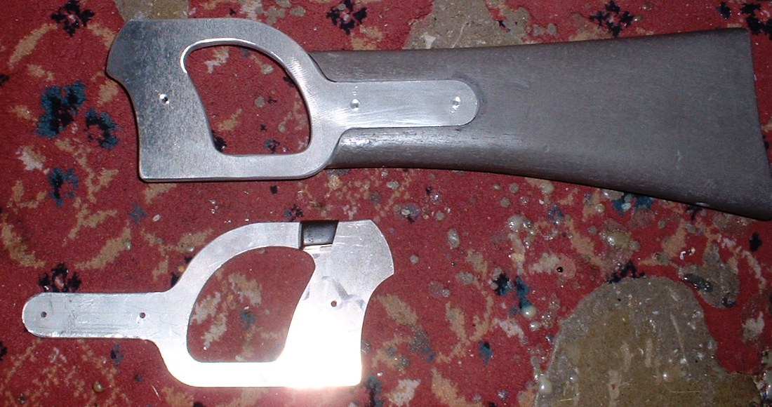 Webley Aluminium stock bracket test run version